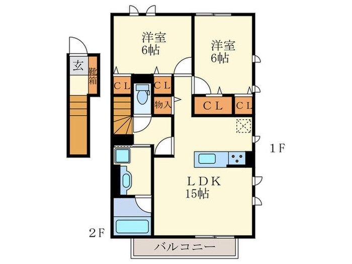 コルヌスの物件間取画像