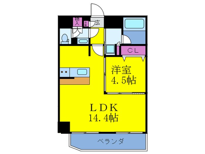 SERENITE梅田北～Premium～の物件間取画像