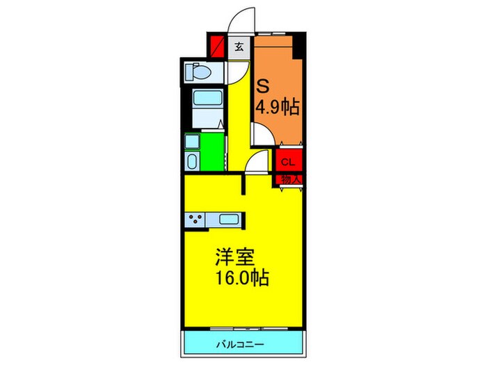 ヤマノテプラッツの物件間取画像