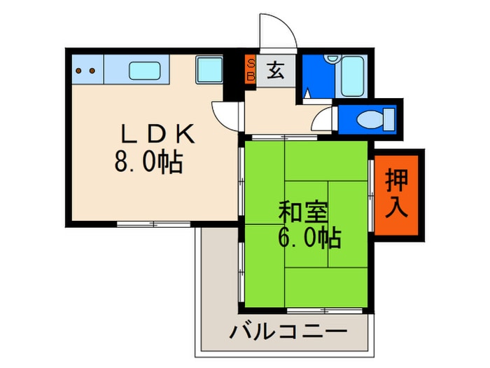 ハイツシェレナの物件間取画像