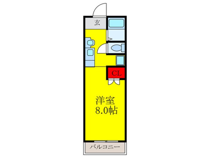 ウエストコ－ポの物件間取画像