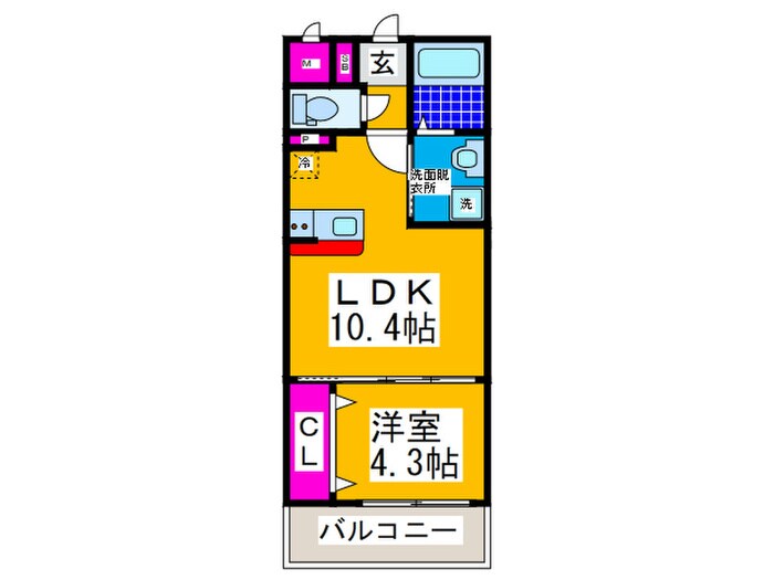 ＤＳ上野芝の物件間取画像