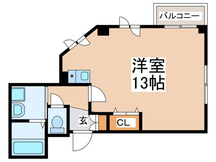 シンエイアド大通りビルの物件間取画像