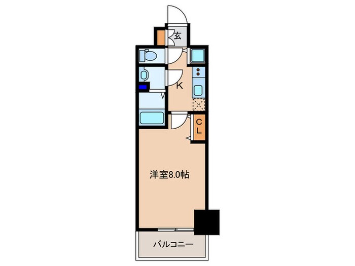 ソルテラス都島本通(402)の物件間取画像