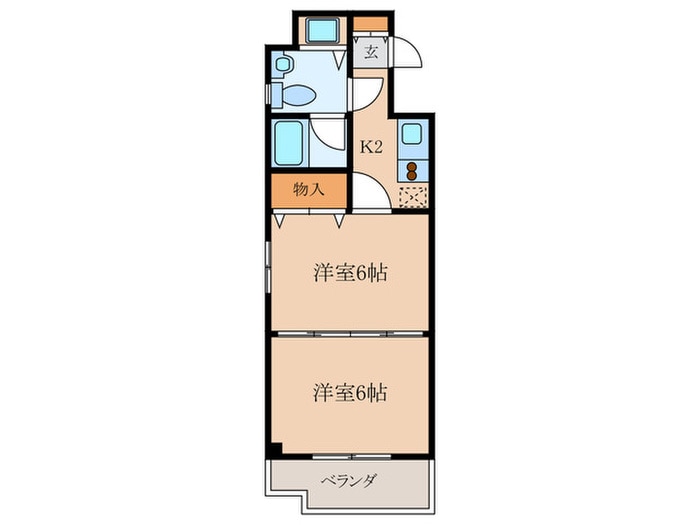 ボナール三条高倉の物件間取画像