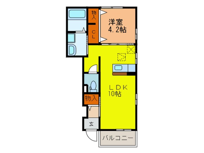 オリーブの物件間取画像