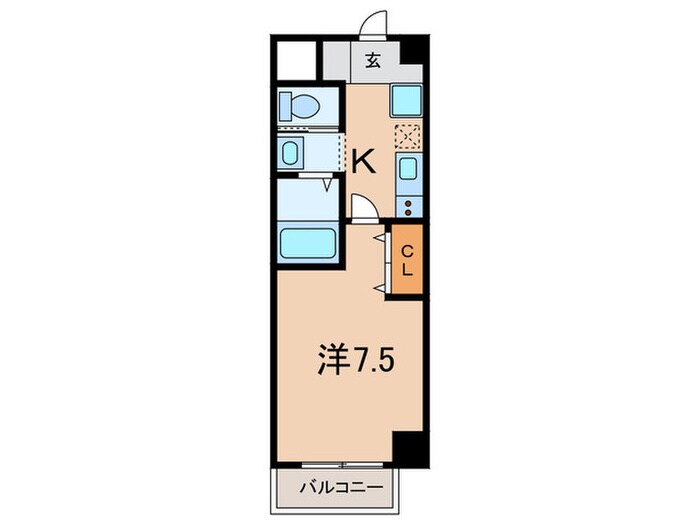 マブランシェット弦月の物件間取画像