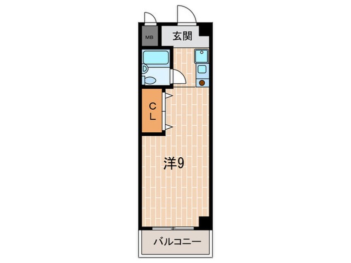 マブランシェット弦月の物件間取画像