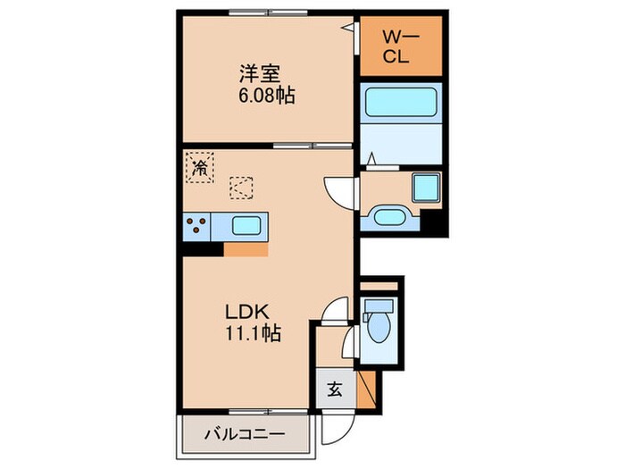 秀豊４号館の物件間取画像