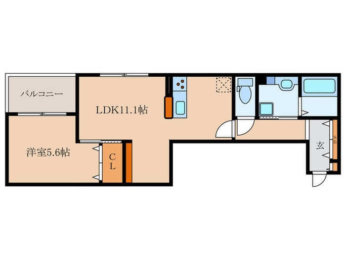 仮)D-room京都市下京区東魚屋町の物件間取画像