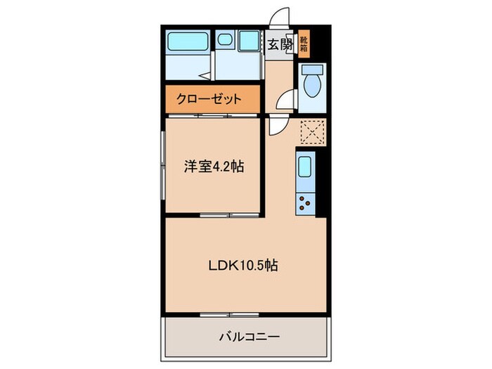 エスポワール東加賀屋の物件間取画像