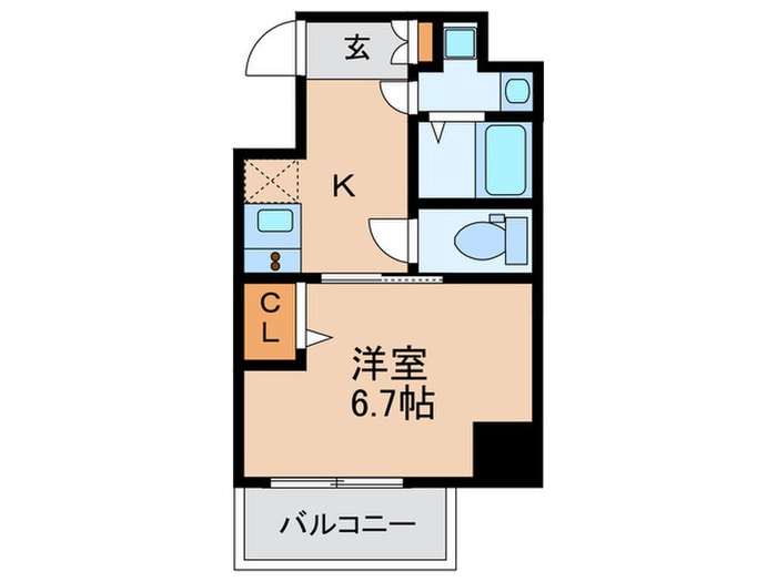 M:COURT靱公園の物件間取画像