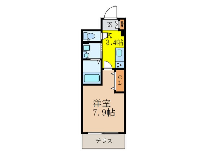 シャーメゾンプランタンの物件間取画像