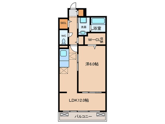 ディアコート唐崎の物件間取画像