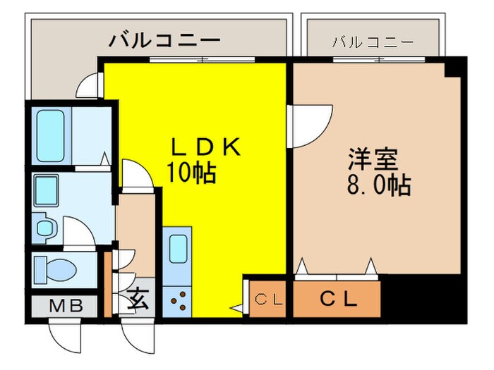 グリ－ンロ－タスⅡの物件間取画像
