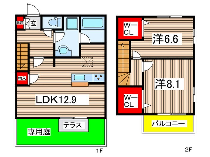 ロイヤルコントラーダの物件間取画像