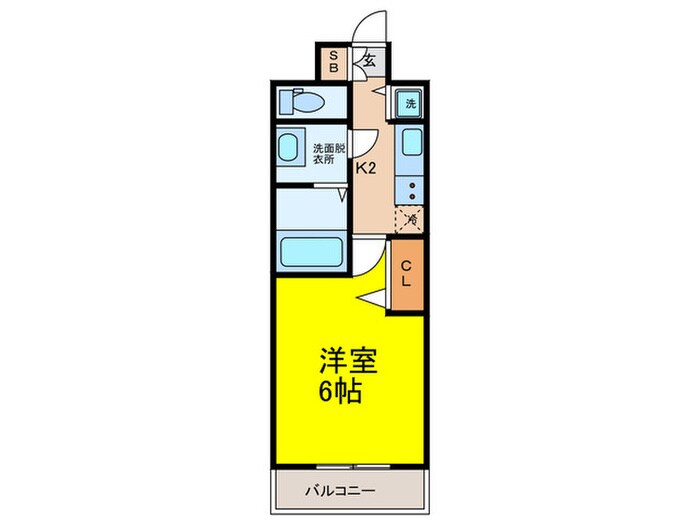 ｱﾄﾞﾊﾞﾝｽ大阪ｸﾞﾛｳｽⅡ(702)の物件間取画像