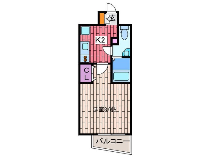 大阪PRESTIGE　ACCOMMODATIONの物件間取画像