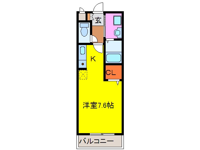 プリムロ－ズⅠの物件間取画像