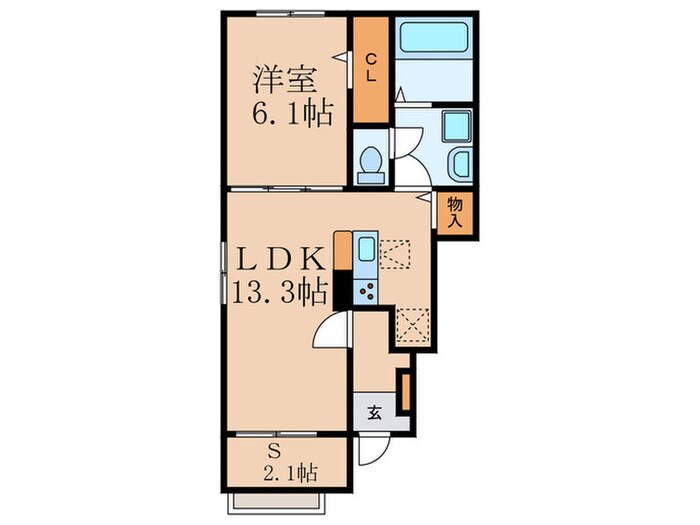 プリムローズKの物件間取画像