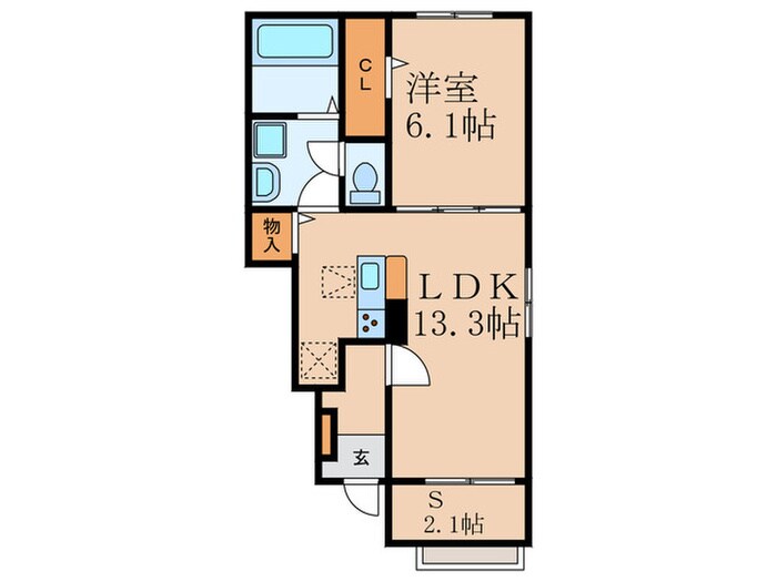 プリムローズKの物件間取画像
