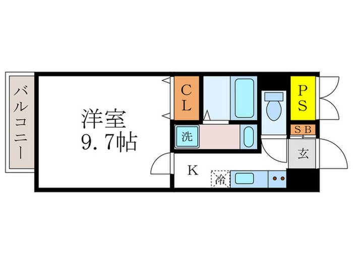 シャルレ10番館の物件間取画像