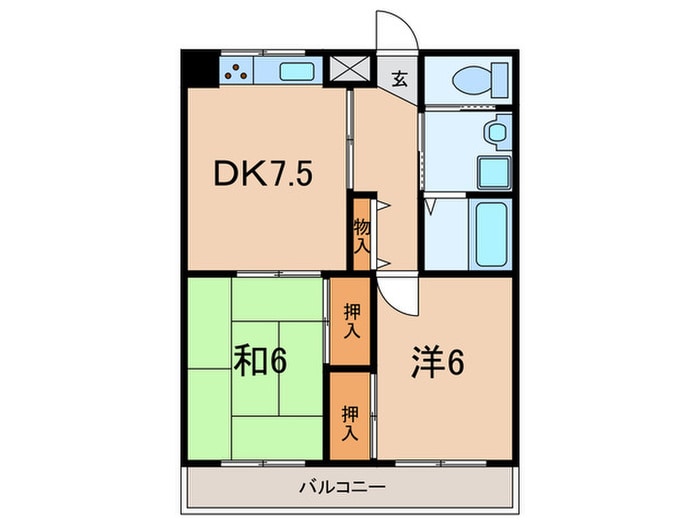 ＤＩＯＮＥの物件間取画像