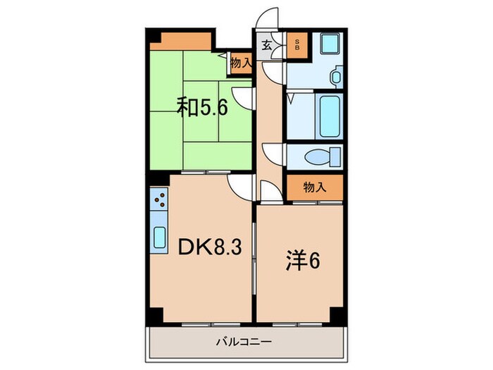 フォレスト武庫元町の物件間取画像