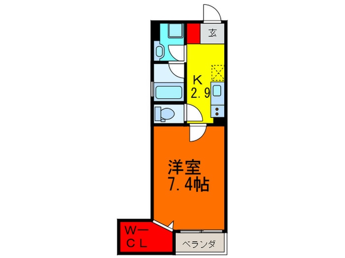 ALEGRIA若江本町Southの物件間取画像