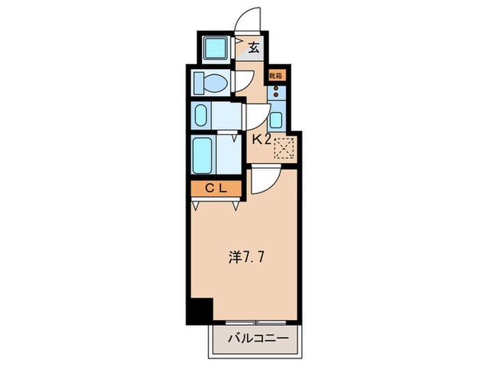S-RESIDENCE緑橋駅前の物件間取画像