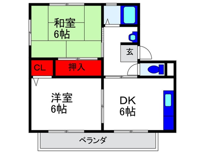 YMﾊｲﾂの物件間取画像