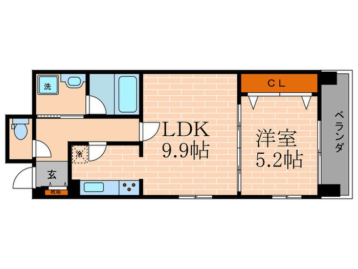 パインフィールド東野の物件間取画像