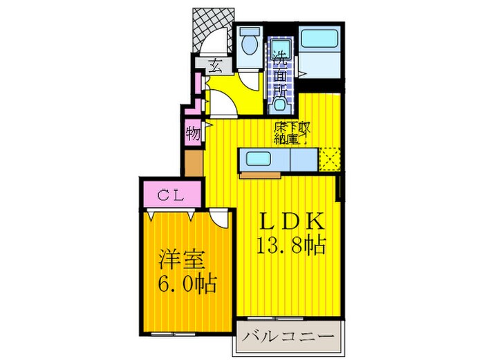 コッティⅠの物件間取画像