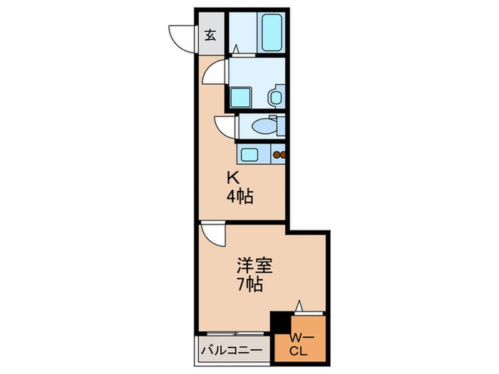 クイ－ンライフ東今里の物件間取画像