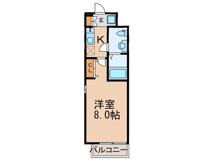 ウインズコ－ト西緑丘の物件間取画像