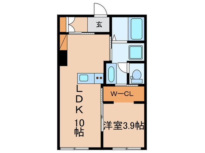 タウニィ蓮華の物件間取画像