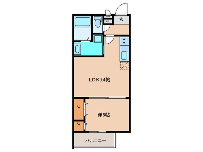 フジパレス エン Ⅱ号館の物件間取画像