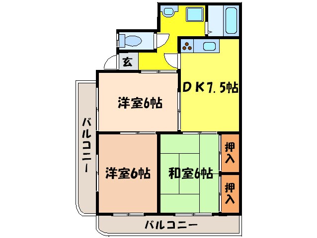 リサ鳳の物件間取画像