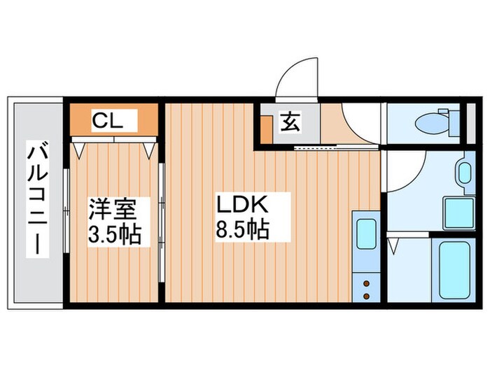 グレイスキューブの物件間取画像