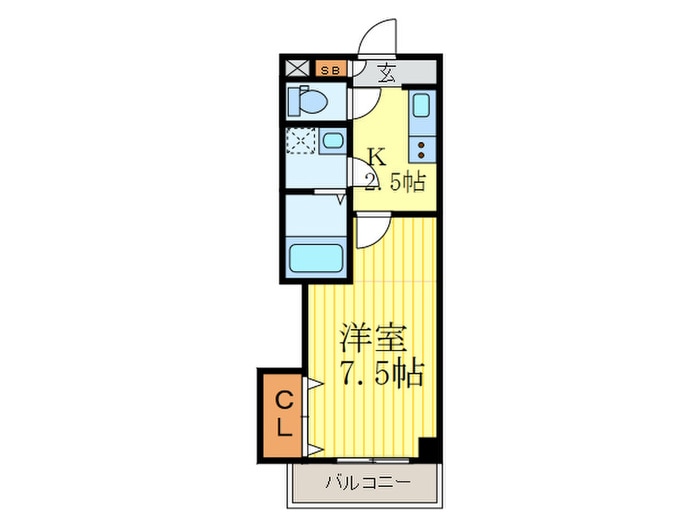 Coto Glance紫明通の物件間取画像