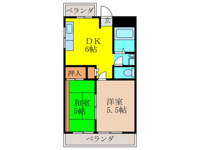 プレシオン御影の物件間取画像