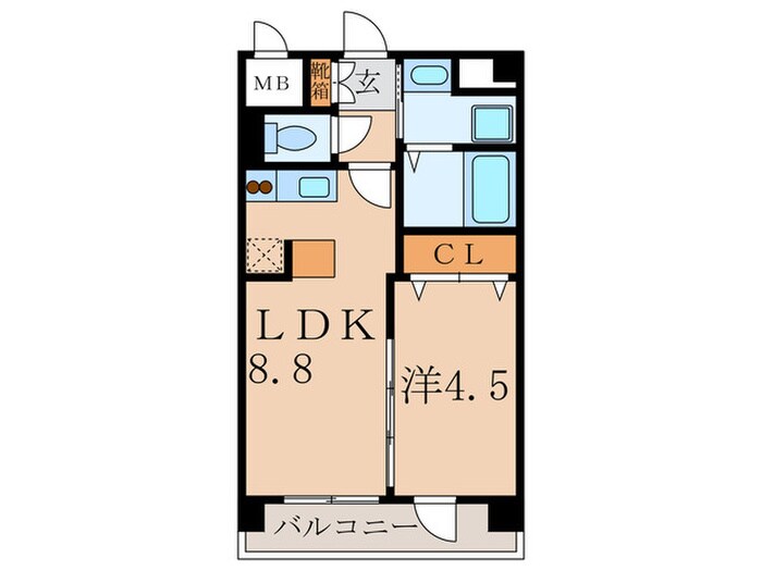 ファミ－ル・園田の物件間取画像