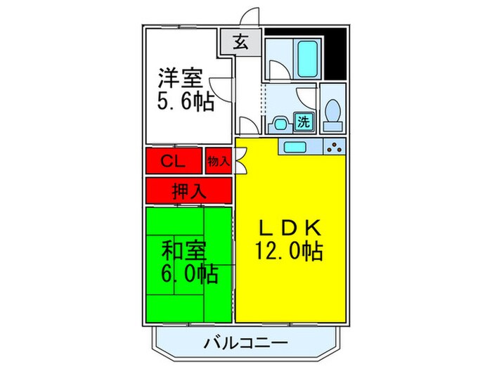 物件間取画像