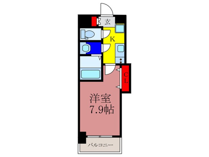 Luxe 長田の物件間取画像