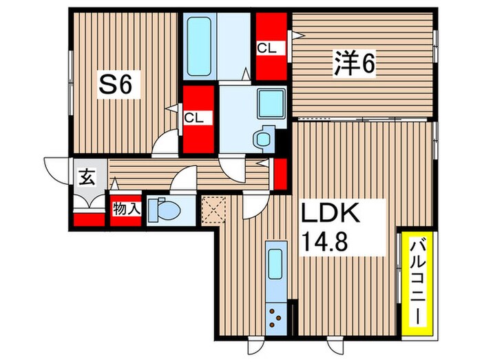 パレド－ル住吉の物件間取画像