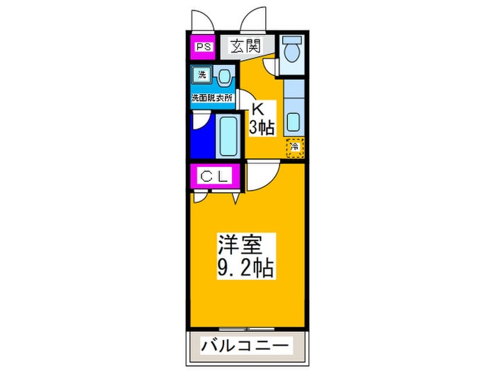 クレインの物件間取画像