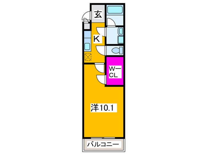 クレインの物件間取画像