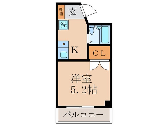 プレスト桃山の物件間取画像