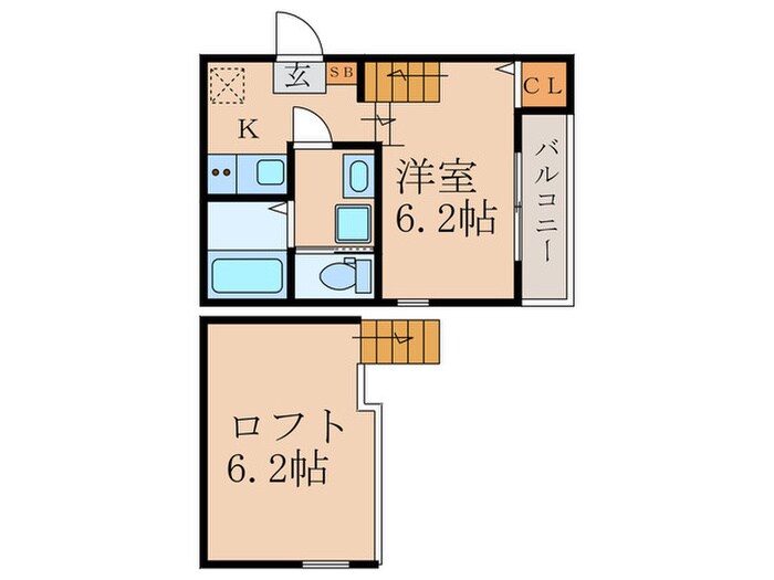 ハーモニーテラス稲荷悠苑の物件間取画像