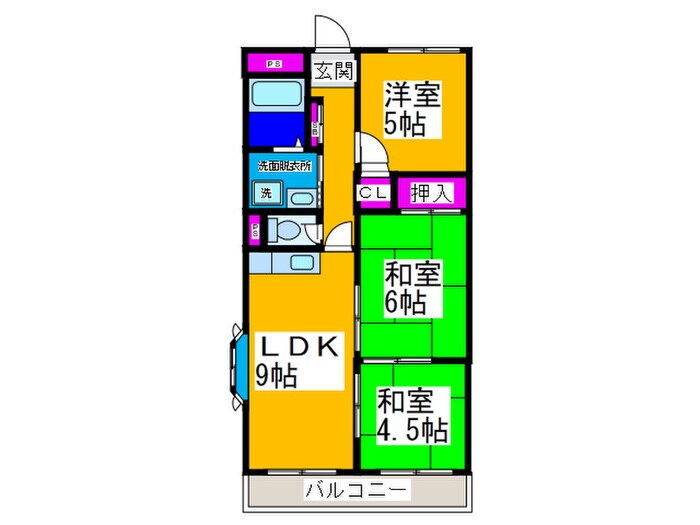 ホワイティー八野の物件間取画像